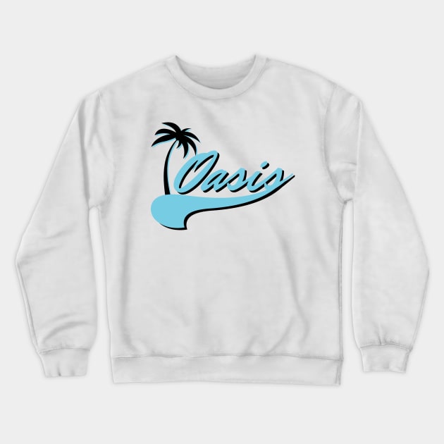 Oasis Palm Tee Crewneck Sweatshirt by Oasis Community Church